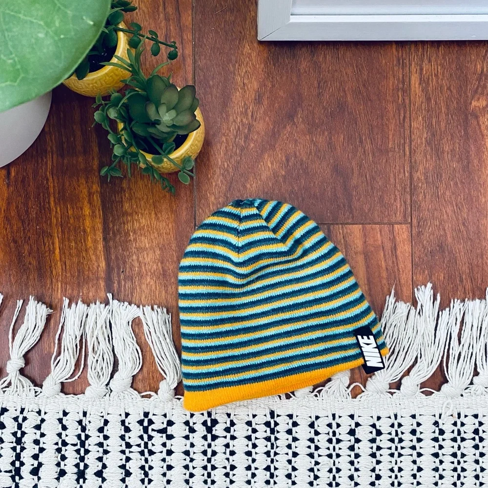 Baby Nike Striped Beanie